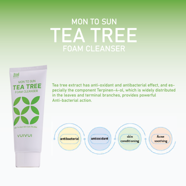 VUIVUI Mon Sun Foam Cleanser (Tea Tree)